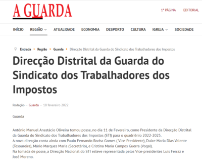 jornal a guarda