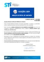 comunicado no 1 marcacao das eleicoes