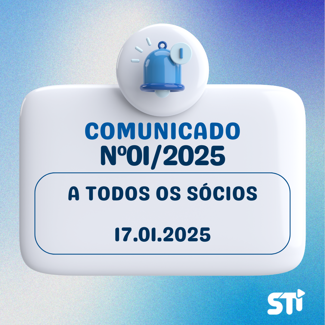 post do instagram comunicado minimalista azul 1